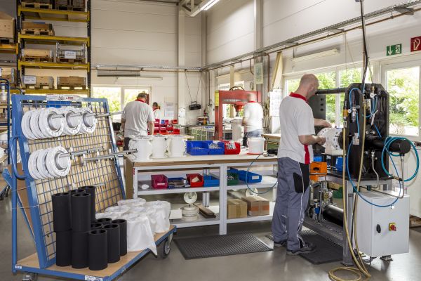 AKO Pinch Valves warehouse