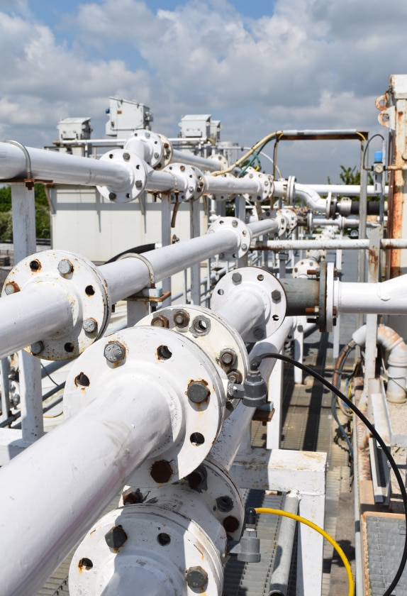 flanged air flow pinch valves