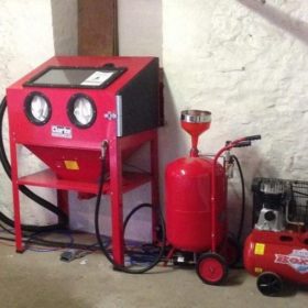 valve for sand blasting cabinet