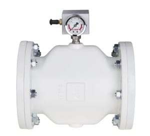 pressure relief type pinch valve