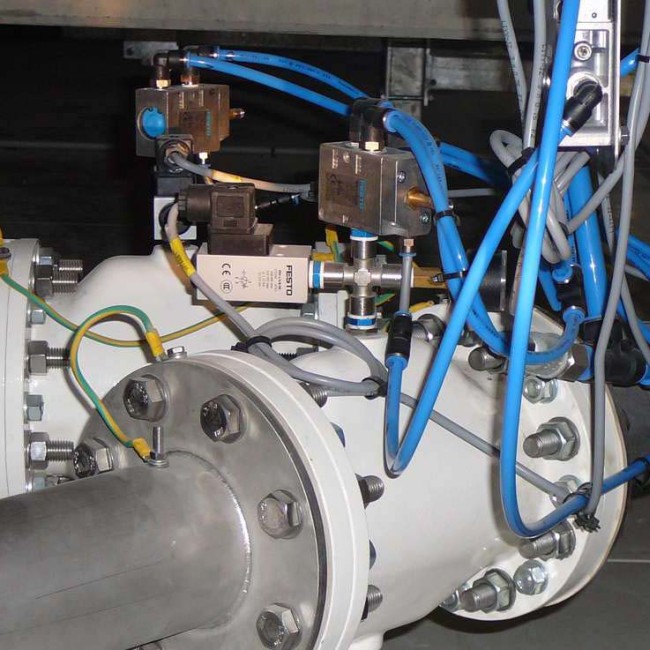 Pinch Valve with Festo Proportional Control System
