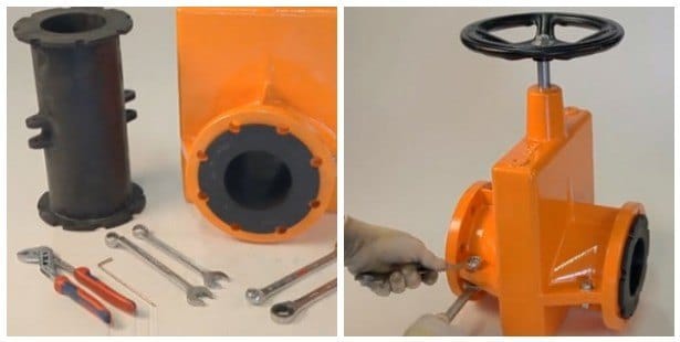 OV Manual Pinch valve re-sleeve