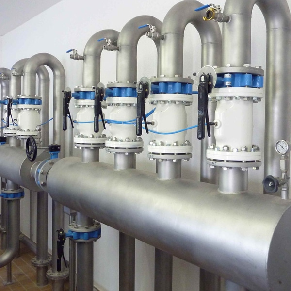 squeeze valves in brewery