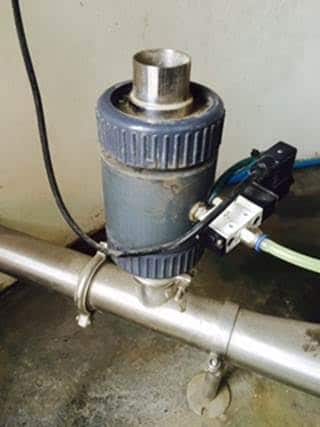 VM type Pinch Valve in PVC with solenoid valve