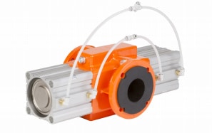 Double Effect Squeeze Valve Type OV with Pneumatic Cylinders