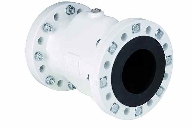 V/VF Flanged Pinch Valve with Flanged Rubber Sleeve