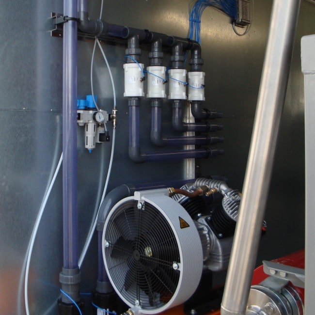 VMP Pinch Valves being used for filtration / sedimentation