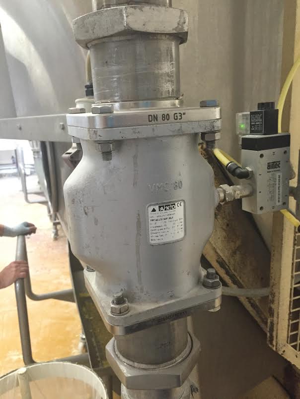 hose valve installed with solenoid valve