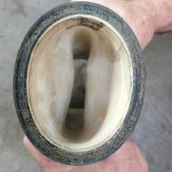 collapsed pinch valve sleeve