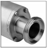 Threaded Spigot pinch valve end connections