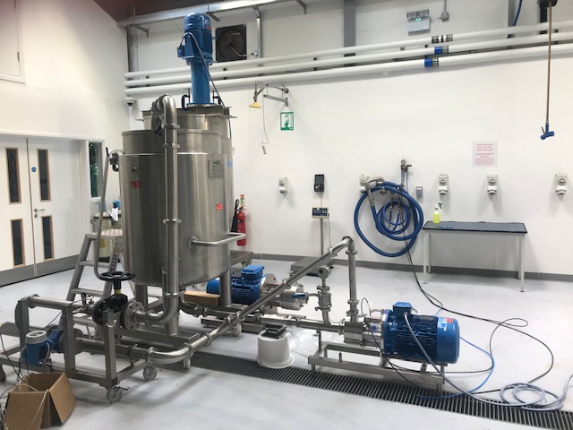 pinch valve for xantham gum in food pharma application