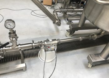 EHEDG certified hygienic valve for xantham gum