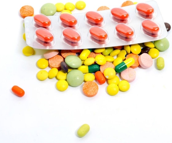 medical tablets processed by pinch valves