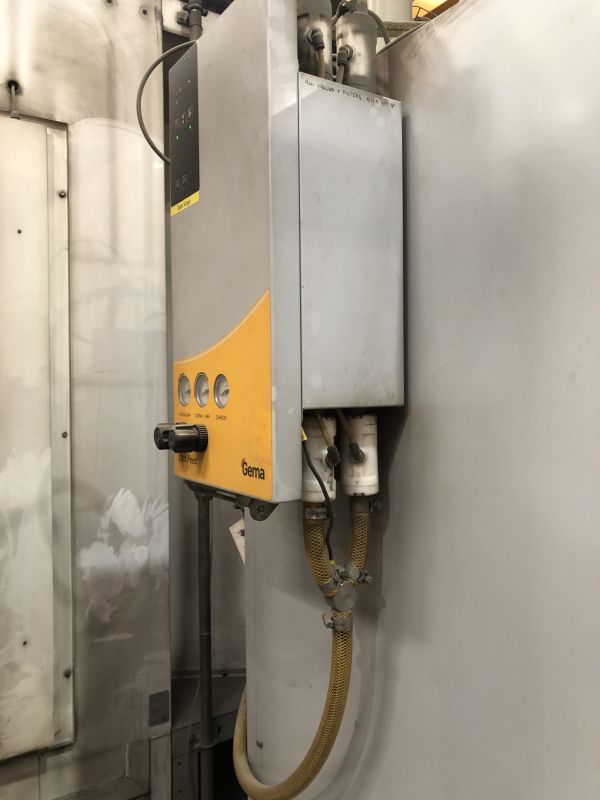 valves for powder paint on Gema powder coating booth