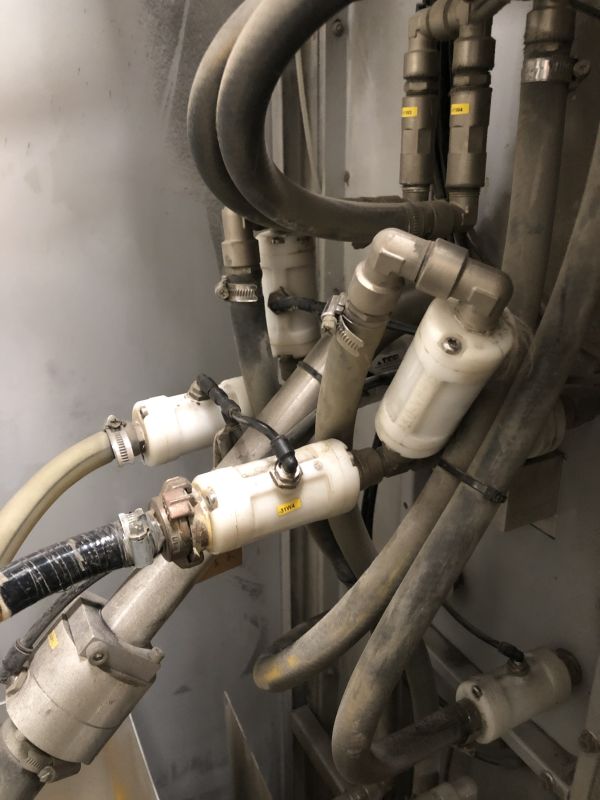 valves for powder paint coating booth