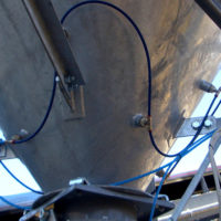 aeration pads on silo