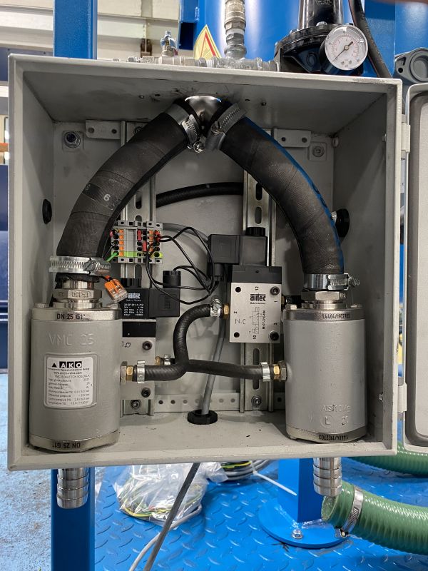 pinch valves for welding flux