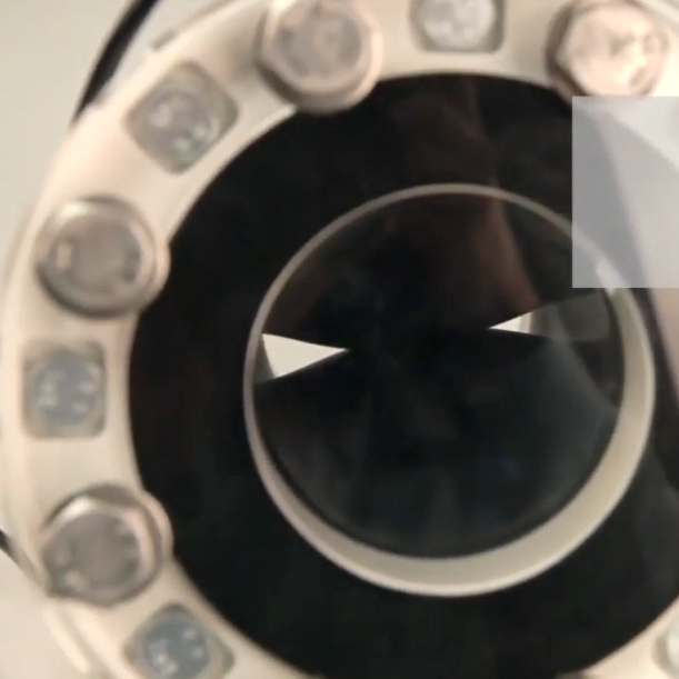 Sleeve almost fully closed