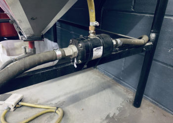 pinch valve for blasting aluminium oxide