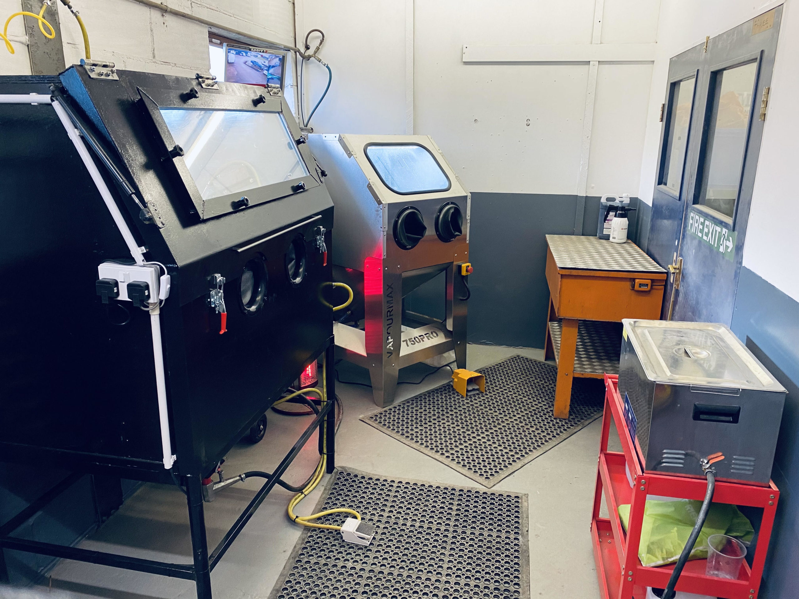 aluminium oxide blasting cabinet valve for aluminium oxide blasting cabinet