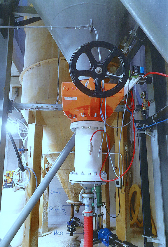 Pinch Valves aggregate industry