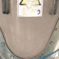 silica hopper with aerator pads