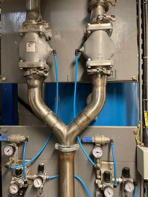 pinch valves for lithium carbonate powder