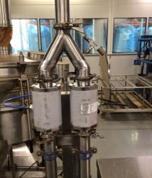 pinch valves for coffee granules