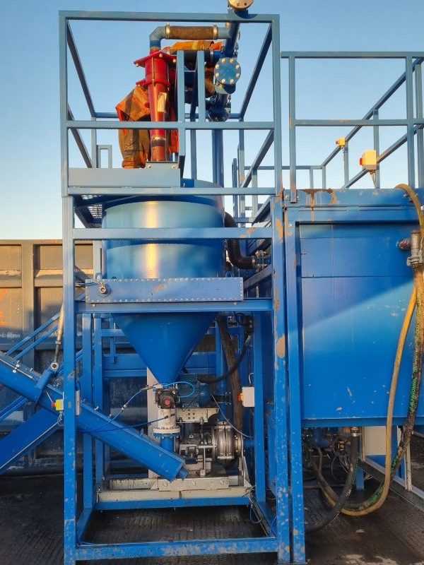 valve for washed sand