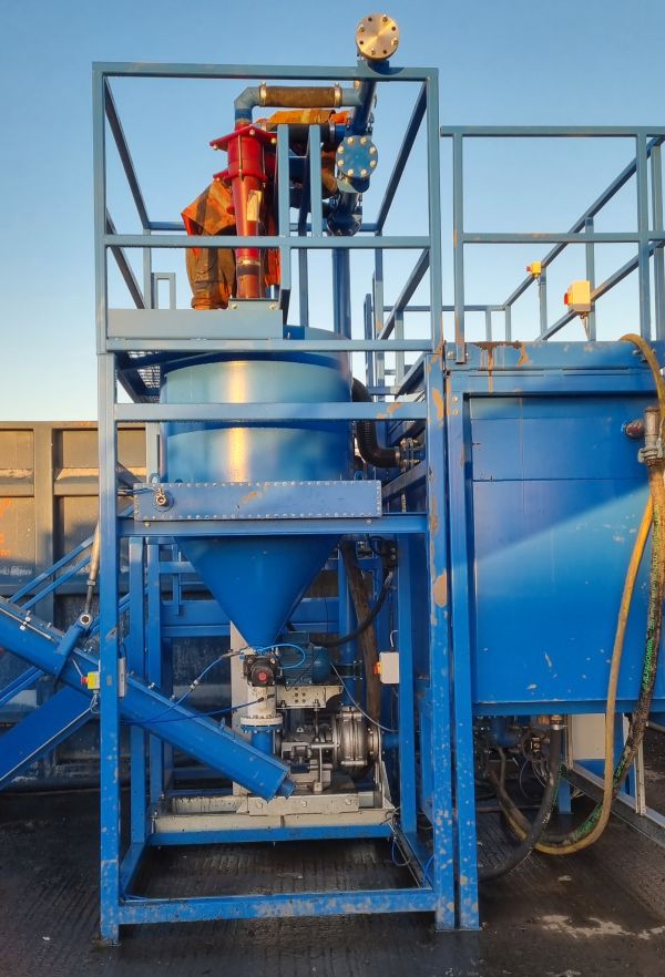 valve for washed sand