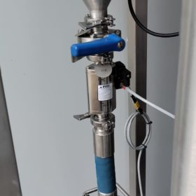 valve for metallic raspings valve for metallic raspings