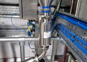 valve for molecular sieve on vacuum conveyor