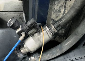 valve for tin oxide powder