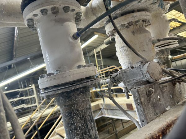 valves on chemical waste treatment plant valves on chemical waste treatment plant