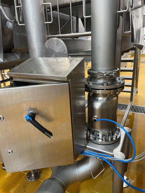 valve for meat processing